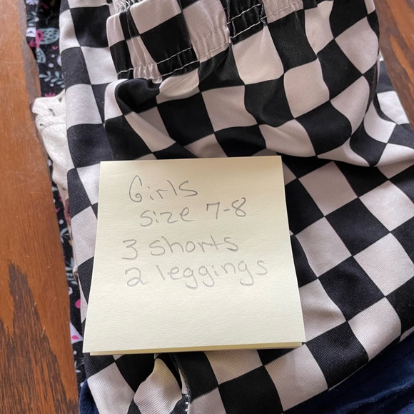 Kids Shorts & Leggings Set - Blue, Black, Multicolor - Picture 6 of 6